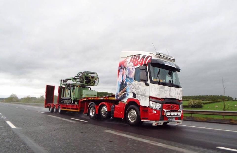 low loader hgv trailer